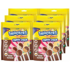 Deals, Discounts & Offers on Food and Health - LuvIt Smackers Happy Pack Chocolate Flavored Lollipops Chocolate Lollipop(6 x 96 g)