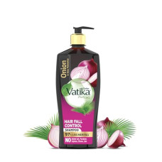 Deals, Discounts & Offers on Beauty Care - Dabur Vatika Onion Hair Fall Control Shampoo - 640ml | Up to 97% Hair Fall Reduction I With Onion and Saw Palmetto I No Nasties Shampoo | Fortified with Vitamin E & Pro-Vitamin B5