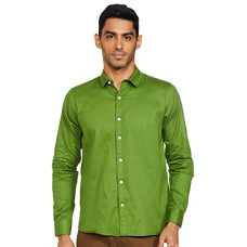 Deals, Discounts & Offers on Men - Luxrio Men's Solid Slim Fit Full Sleeves Casual Shirt