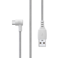 Deals and Offers on - Portronics Konnect HD Type C Cable with 3A Fast Charging, Nylon Braided, Fast Data Sync, Tangle Resistance, 1.2 Meter(White) Deals, Discounts & Offers on - Portronics Konnect HD Type C Cable with 3A Fast Charging, Nylon Braided, Fast Data Sync, Tangle Resistance, 1.2 Meter(White)