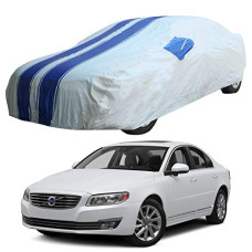 Deals, Discounts & Offers on  - Oshotto/Recaro 100% Blue dustproof and Water Resistant Car Body Cover with Mirror Pockets Compatible with Volvo S-80