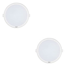 Deals and Offers on - Wipro 9 Watt Iris Neo Nextgen, 6500K Recessed Slim LED Downlighter (White, Pack of 2) Deals, Discounts & Offers on - Wipro 9 Watt Iris Neo Nextgen, 6500K Recessed Slim LED Downlighter (White, Pack of 2)