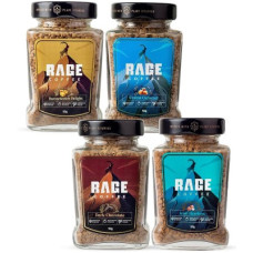 Deals, Discounts & Offers on Food and Health - RAGE Gift Box of 4 Flavours - Hazelnut, Chocolate, Caramel, Butterscotch Instant Coffee(4 x 50 g, Hazelnut Flavoured)