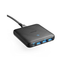 Deals, Discounts & Offers on Mobile Accessories - USB C Charger, Anker 65W 4 Port PIQ 3.0 & GaN Fast Charger Adapter, PowerPort Atom III Slim Wall Charger with a 45W USB C Port,
