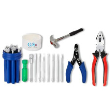 Deals and Offers on - GIZMO Hand Tool Kit 11 Pieces With 8 Pieces Screwdriver, Lineman Plier, Hammer & Wire Stripper/wire Cutter | Industrial Hand Tools | Tools For Electronic Repair | Hardware Tools For Home Use Deals, Discounts & Offers on - GIZMO Hand Tool Kit 11 Pieces With 8 Pieces Screwdriver, Lineman Plier, Hammer & Wire Stripper/wire Cutter | Industrial Hand Tools | Tools For Electronic Repair | Hardware Tools For Home Use