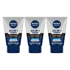 Deals and Offers on - NIVEA Charcoal Face Wash, 100ml (Pack of 3) Deals, Discounts & Offers on - NIVEA Charcoal Face Wash, 100ml (Pack of 3)