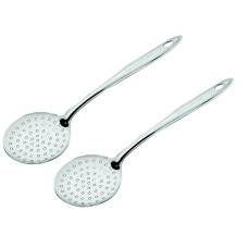 Deals, Discounts & Offers on  - SignoraWare Kitchen Tools Stainless Steel(Food Grade) Heavy Gauge(1.1 MM) Classic Skimmer/Poni/Deep Fry Jhara/Jharni No.3