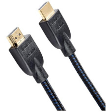 Deals and Offers on - Amazon Basics High-Speed Braided HDMI Cable - 3 Feet - Supports Ethernet, 3D, 4K and Audio Return (Black) Deals, Discounts & Offers on - Amazon Basics High-Speed Braided HDMI Cable - 3 Feet - Supports Ethernet, 3D, 4K and Audio Return (Black)