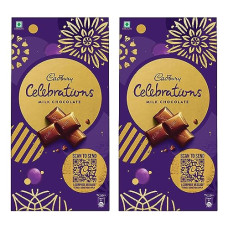 Deals and Offers on - Cadbury Celebrations PremiumChocolate Gift Pack Pouch, 210 (Pack of 2) Deals, Discounts & Offers on - Cadbury Celebrations PremiumChocolate Gift Pack Pouch, 210 (Pack of 2)