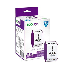 Deals and Offers on Electronics - EcoLink Multiplug Socket 6A || Pack of 1 Deals, Discounts & Offers on Electronics - EcoLink Multiplug Socket 6A || Pack of 1