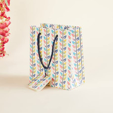 Deals and Offers on - Home Centre Corsica Retroglitz White Printed Medium Paper Bag with Tag Deals, Discounts & Offers on - Home Centre Corsica Retroglitz White Printed Medium Paper Bag with Tag