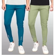 Deals and Offers on - DuooblePack of 2 Men Solid Blue, Light Green Track Pants Deals, Discounts & Offers on - DuooblePack of 2 Men Solid Blue, Light Green Track Pants