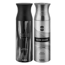 Deals, Discounts & Offers on Beauty Care - Ajmal Carbon & SilverShade Deodorants Gift For Men (200 ml, Pack of 2)