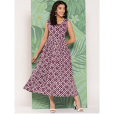 Deals and Offers on - mokshiWomen Fit and Flare Multicolor Dress Deals, Discounts & Offers on - mokshiWomen Fit and Flare Multicolor Dress