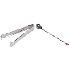 Deals and Offers on - Dynore Ice Tong+Dynore 11 inch Stainless Steel Bar Spoon/Stirrer Deals, Discounts & Offers on - Dynore Ice Tong+Dynore 11 inch Stainless Steel Bar Spoon/Stirrer