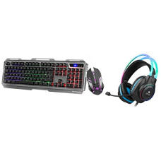 Deals and Offers on - ZEBRONICS Zeb-Transformer Gaming Keyboard and Mouse Combo & Jet PRO Premium Wired Gaming On Ear Headphone with LED Deals, Discounts & Offers on - ZEBRONICS Zeb-Transformer Gaming Keyboard and Mouse Combo & Jet PRO Premium Wired Gaming On Ear Headphone with LED