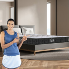 Deals, Discounts & Offers on Furniture - Centuary Mattresses Sleepables Ortho Pocketed Zero Partner Disturbance Plush Quilted 8 inch Double Pocket Spring Mattress(L x W: 72 inch x 48 inch)