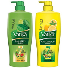 Deals and Offers on Beauty Care - Dabur Vatika Anti Dandruff Shampoo, with Lemon & Methi for Dandruff Free Hair - 640ml & Dabur Vatika Health Shampoo, with Henna & Amla Deals, Discounts & Offers on Beauty Care - Dabur Vatika Anti Dandruff Shampoo, with Lemon & Methi for Dandruff Free Hair - 640ml & Dabur Vatika Health Shampoo, with Henna & Amla