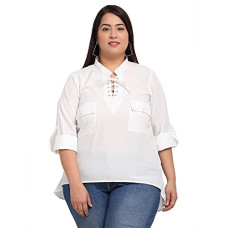 Deals, Discounts & Offers on Laptops - Flambure White Mid Length Solid Top