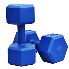 Deals, Discounts & Offers on  - AURION PVC Encase Coating Free Weight Dumbbell Set