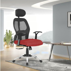 Deals and Offers on Furniture - SAVYA HOME Apollo High Back Ergonomic Office, Work from Home Chair with 2D Lumbar Support, Steel Base,Tiltlock Mechanism (Ergonomic Meshback, Red, Qty-1) Deals, Discounts & Offers on Furniture - SAVYA HOME Apollo High Back Ergonomic Office, Work from Home Chair with 2D Lumbar Support, Steel Base,Tiltlock Mechanism (Ergonomic Meshback, Red, Qty-1)