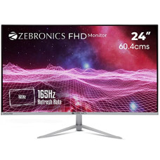 Deals and Offers on - ZEBRONICS 60.4cms24inch Gaming Monitor,165Hz, IPS,Ultra Slim, FHD 1920x1080 Pixels, Display Port, HDMI, 300nits, USB, Built in Speaker, Wall mountable,Widescreen -ZEB-A24FHD LED, Black Deals, Discounts & Offers on - ZEBRONICS 60.4cms24inch Gaming Monitor,165Hz, IPS,Ultra Slim, FHD 1920x1080 Pixels, Display Port, HDMI, 300nits, USB, Built in Speaker, Wall mountable,Widescreen -ZEB-A24FHD LED, Black