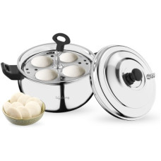 Deals, Discounts & Offers on Cookware - Lifelong LLIDCKR03 Idli Cooker Standard Idli Maker(3 Plates , 12 Idlis )