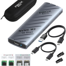 Deals and Offers on - NVME M2 Enclosure, PiBOX India NVMe SSD Enclosure - USB 3.2 10Gbps, Tool-Free M.2 NVMe Case, PCI-E NVMe Reader, USB-C, Supports M & B&M Keys, 2230/2242/2260/2280 SSDs Powerful - JM583 Chipset Deals, Discounts & Offers on - NVME M2 Enclosure, PiBOX India NVMe SSD Enclosure - USB 3.2 10Gbps, Tool-Free M.2 NVMe Case, PCI-E NVMe Reader, USB-C, Supports M & B&M Keys, 2230/2242/2260/2280 SSDs Powerful - JM583 Chipset