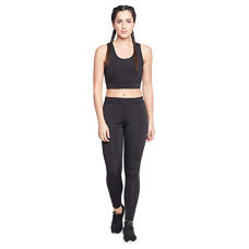 Deals and Offers on Women - Clovia Women's Snug Fit Active Tights - Black Deals, Discounts & Offers on Women - Clovia Women's Snug Fit Active Tights - Black