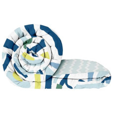 Deals and Offers on - Story@Home Microfiber 180 GSM Soft Reversible All Weather MILD Winter Comforter/Quilt/Duvet Abstract Double Bed Comforter (White) Deals, Discounts & Offers on - Story@Home Microfiber 180 GSM Soft Reversible All Weather MILD Winter Comforter/Quilt/Duvet Abstract Double Bed Comforter (White)