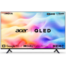 Deals, Discounts & Offers on Entertainment - [For HDFC Bank Credit Card Emi] Acer V Series 139 cm (55 inch) QLED Ultra HD (4K) Smart Google TV(AR55GR2851VQD)