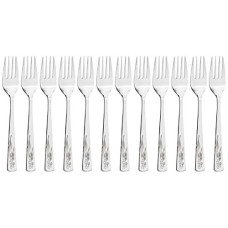 Deals and Offers on - Sorabh LDF Stainless Steel Desert Fork Laser 12 Pcs Deals, Discounts & Offers on - Sorabh LDF Stainless Steel Desert Fork Laser 12 Pcs