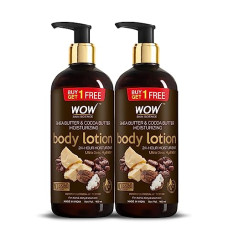 Deals, Discounts & Offers on  - WOW Skin Science Shea & Cocoa Butter Moisturizing Body Lotion - 400 ml (BUY 1 GET 1 FREE)