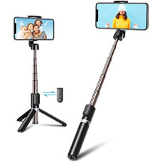 Deals and Offers on Mobile Accessories - HOLD UP Selfie Stick, Extendable Selfie Stick with Wireless Remote and Tripod Stand, Portable, Lightweight, Compatible with All Smartphone and Mobile (Black) Deals, Discounts & Offers on Mobile Accessories - HOLD UP Selfie Stick, Extendable Selfie Stick with Wireless Remote and Tripod Stand, Portable, Lightweight, Compatible with All Smartphone and Mobile (Black)