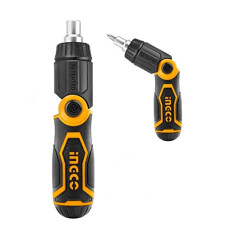 Deals, Discounts & Offers on  - INGCO 13 IN 1 Ratchet Screwdriver Set, INGCO Style Ratchet Handle Folding Handle, High Auality Ratchet 12 Pcs 6.35 * 25mm Screwdriver Bits