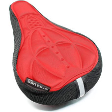 Deals and Offers on - Strauss Saddle Seat Cover with Anti-Slip Granules & Soft, Thick Padding | Superior Comfort, Breathable Design | Comes with Adjustable Rope Straps & Fits All Cycles, (Red) Deals, Discounts & Offers on - Strauss Saddle Seat Cover with Anti-Slip Granules & Soft, Thick Padding | Superior Comfort, Breathable Design | Comes with Adjustable Rope Straps & Fits All Cycles, (Red)