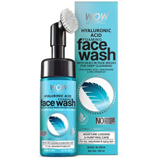 Deals and Offers on Beauty Care - WOW Skin Science Hyaluronic Acid Foaming Face Wash - with Built-In Brush - Facial wash Deals, Discounts & Offers on Beauty Care - WOW Skin Science Hyaluronic Acid Foaming Face Wash - with Built-In Brush - Facial wash