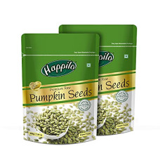 Deals and Offers on - Happilo Premium Pumpkin Seeds for Eating 200g each (Pack of 2), Raw, Authentic and Natural Deals, Discounts & Offers on - Happilo Premium Pumpkin Seeds for Eating 200g each (Pack of 2), Raw, Authentic and Natural