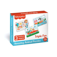 Deals and Offers on - Fisher-Price Fisher Price Amazing Animals Puzzles for Kids - 60 Pieces 3 in 1 Jigsaw Puzzle Deals, Discounts & Offers on - Fisher-Price Fisher Price Amazing Animals Puzzles for Kids - 60 Pieces 3 in 1 Jigsaw Puzzle