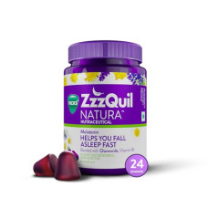 Deals and Offers on - Vicks ZzzQuil Natura, Non-Addictive Melatonin Sleep Gummy, Fall Asleep Fast & Wake Up Regenerated, No Next-Day Drowsiness Pack of 24 Deals, Discounts & Offers on - Vicks ZzzQuil Natura, Non-Addictive Melatonin Sleep Gummy, Fall Asleep Fast & Wake Up Regenerated, No Next-Day Drowsiness Pack of 24