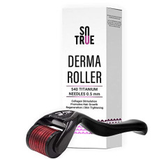 Deals, Discounts & Offers on Beauty Care - Sotrue Derma Roller For Hair Growth 0.5 mm with 540 Titanium Needles | Repairs Damaged Hair, Activates Hair Follicles | For Hair Fall & Hair Thickening | Easy to Use