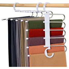 Deals and Offers on - E-COSMOS (Pack of 1) 5 in 1 ABS Foldable Hangers for Clothes Hanging Multi-Layer Multi-Purpose Pant Hangers Deals, Discounts & Offers on - E-COSMOS (Pack of 1) 5 in 1 ABS Foldable Hangers for Clothes Hanging Multi-Layer Multi-Purpose Pant Hangers