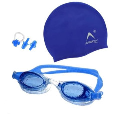 Deals, Discounts & Offers on  - ArrowMax 100% Silicone Anti Fog Swimming Goggles,Cap,earplug & noseplug Set- Ideal