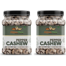 Deals, Discounts & Offers on Food and Health - Afgani Farm Black Pepper Cashew Nut Kaju(500 x 2) Cashews(1000 g)