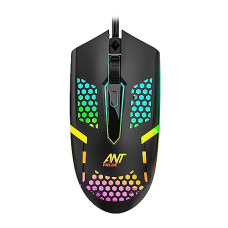 Deals, Discounts & Offers on  - Ant Value GM1103 Gaming Mouse, USB Optical Computer Mice with RGB Backlit, 4 Adjustable DPI Up to 3600, Ergonomic Gamer Laptop PC Mouse