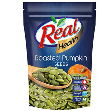 Deals, Discounts & Offers on  - Dabur Real Roasted Pumpkin Seeds 250g | Immunity Booster Snack | Healthy Snack rich in Antioxidants, Vitamins & minerals, Omega 3 & Dietary fibre