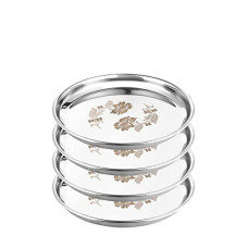 Deals, Discounts & Offers on  - HOMETALES Stainless Steel Begi Plate, 12