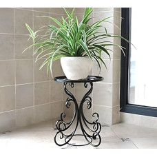 Deals, Discounts & Offers on Gardening Tools - Dime Store Plant Stand Flower Pot Stand For Balcony Living Room Outdoor Indoor Plants Plant Holder Home Decor Item (Mini Planter) (Black)