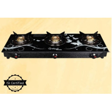 Deals, Discounts & Offers on  - Sigri-wala Surya ISI Certified Toughened Glass Door Step Warranty Glass Manual Gas Stove(3 Burners)