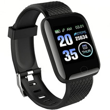 Deals, Discounts & Offers on Electronics - EVOTECH  Smart Watch Id-116 Bluetooth Smartwatch Wireless Fitness Band for Boys, Girls, Men, Women & Kids | Sports Gym Watch
